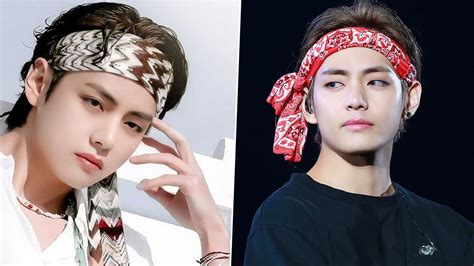 handsome headband kim taehyung